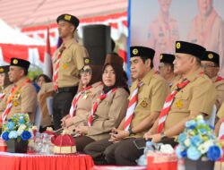 Bupati Parigi Moutong Terima Lencana Pancawarsa di Peringatan Hari Pramuka