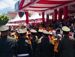 Upacara HUT ke-80 RI di Sulteng Berlangsung Khidmat, Ditutup Joget Tabola Bale