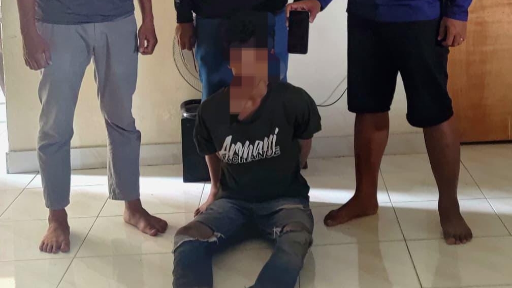 Polisi Parigi Moutong ringkus pencuri iPhone 15 Pro Max asal Donggala di Pasar Sentral Parigi.