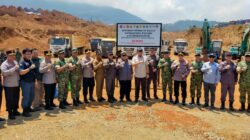 Menhan Sjafrie Sjamsoeddin dan pejabat tinggi negara cek tambang ilegal di Morowali Sulawesi Tengah