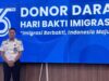 Imigrasi Palu Gelar Donor Darah Hari Bhakti ke-76