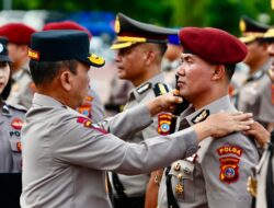 7 PJU dan 3 Kapolres Polda Sulteng Berganti, Ini Daftarnya