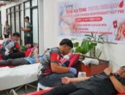 Bank Sulteng Gelar Donor Darah di HUT ke-57