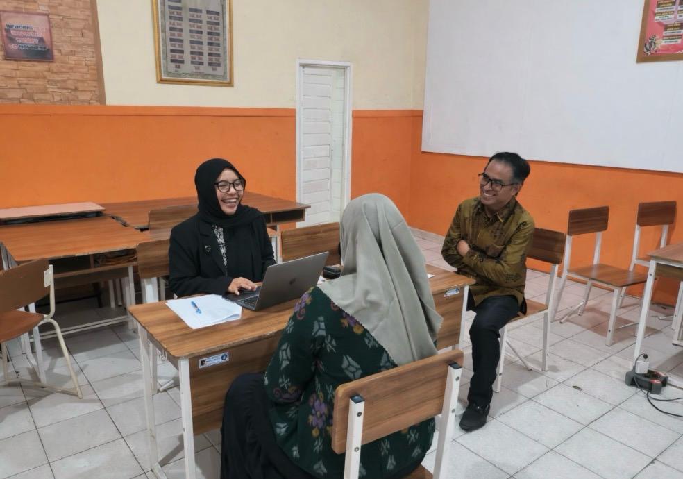 Salah satu tahapan dalam Program Profiling adalah sesi wawancara yang dilakukan oleh Dinas Pendidikan Kota Palu bersama Putera Sampoerna Foundation pada 2 Maret 2026.