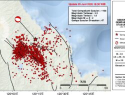 Gempa Susulan Sigi Tembus 1.108 Kali, BMKG Catat 47 Kali Dirasakan Warga