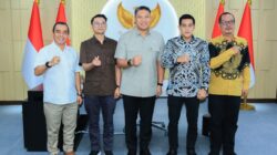 Bupati Parigi Moutong Erwin Burase melakukan audiensi dengan Wakil Menteri Pertanian Sudaryono di Jakarta.