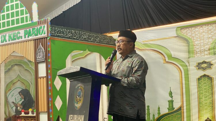 Penutupan MTQ ke-IX Tingkat Kecamatan Parigi di Masjid Darussalam, Kelurahan Loji.